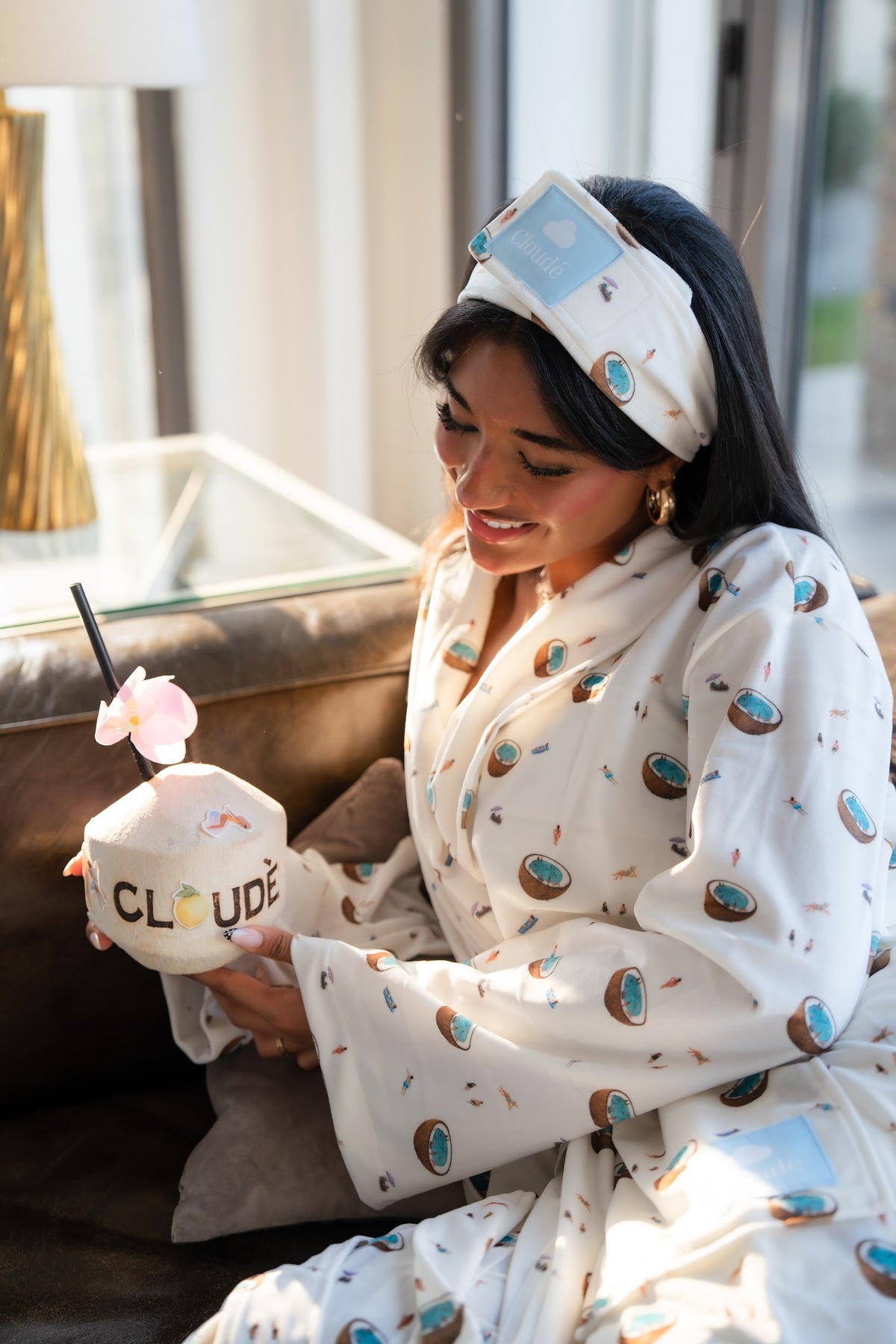 COCO CABANA VELVET ROBE SET