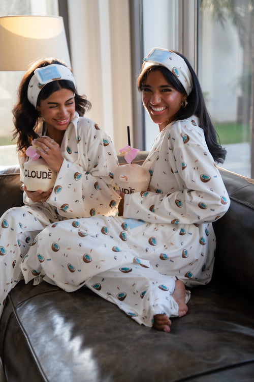 COCO CABANA VELVET ROBE SET